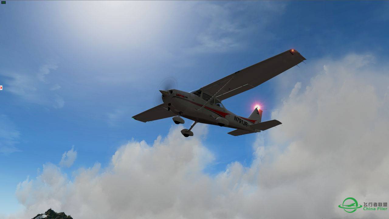 X-Plane 10效果全开+SkyMax Pro效果震撼！！-275 