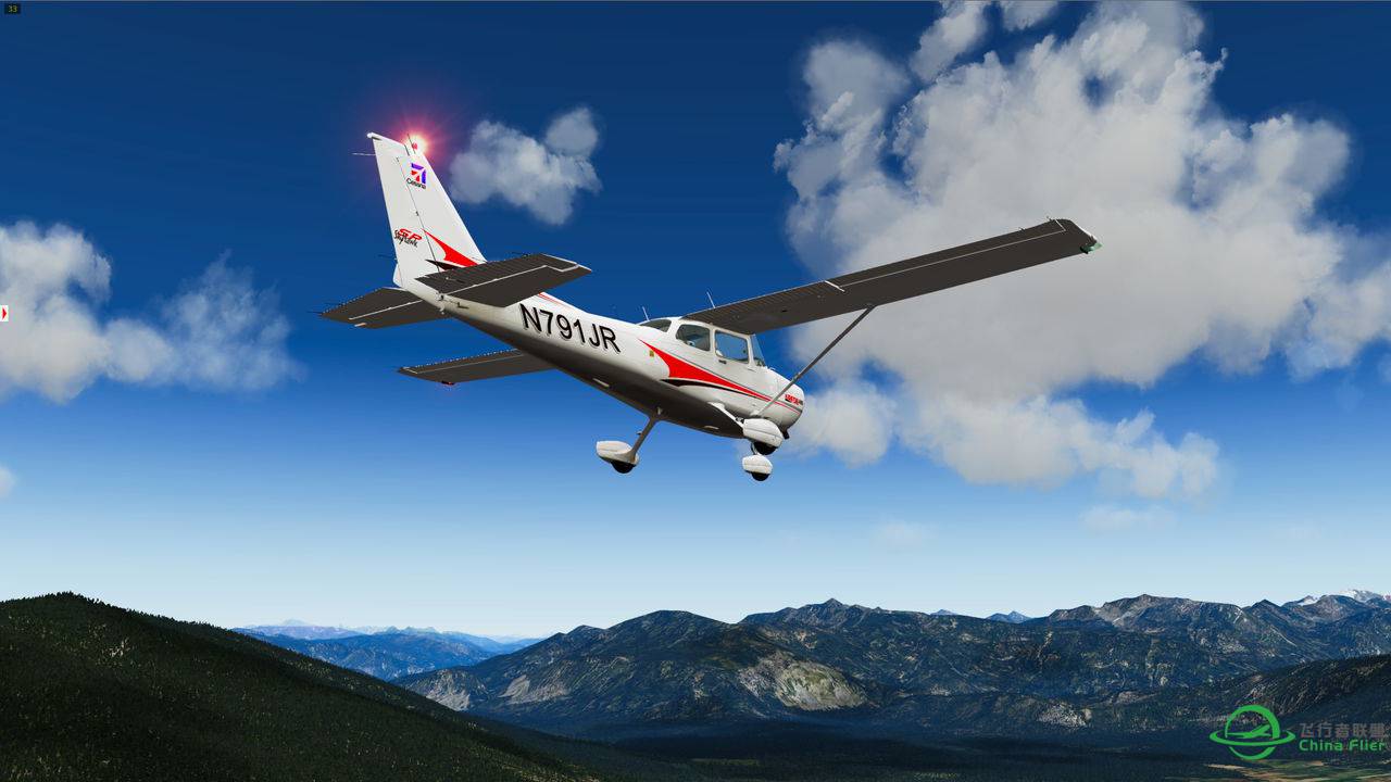 X-Plane 10效果全开+SkyMax Pro效果震撼！！-6685 