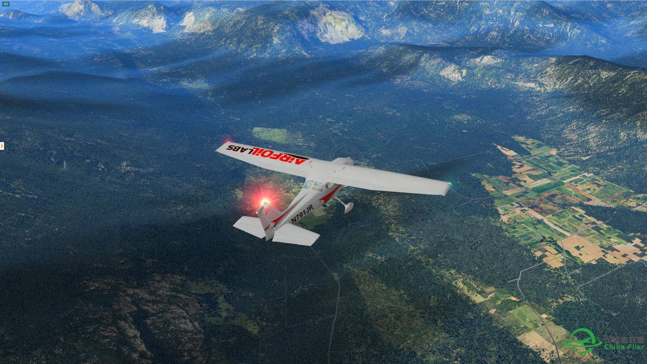 X-Plane 10效果全开+SkyMax Pro效果震撼！！-8658 