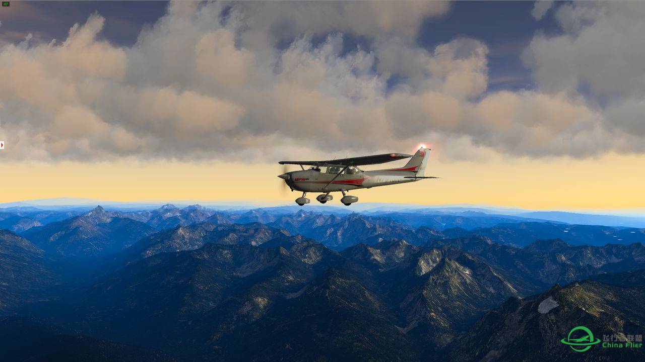 X-Plane 10效果全开+SkyMax Pro效果震撼！！-5378 