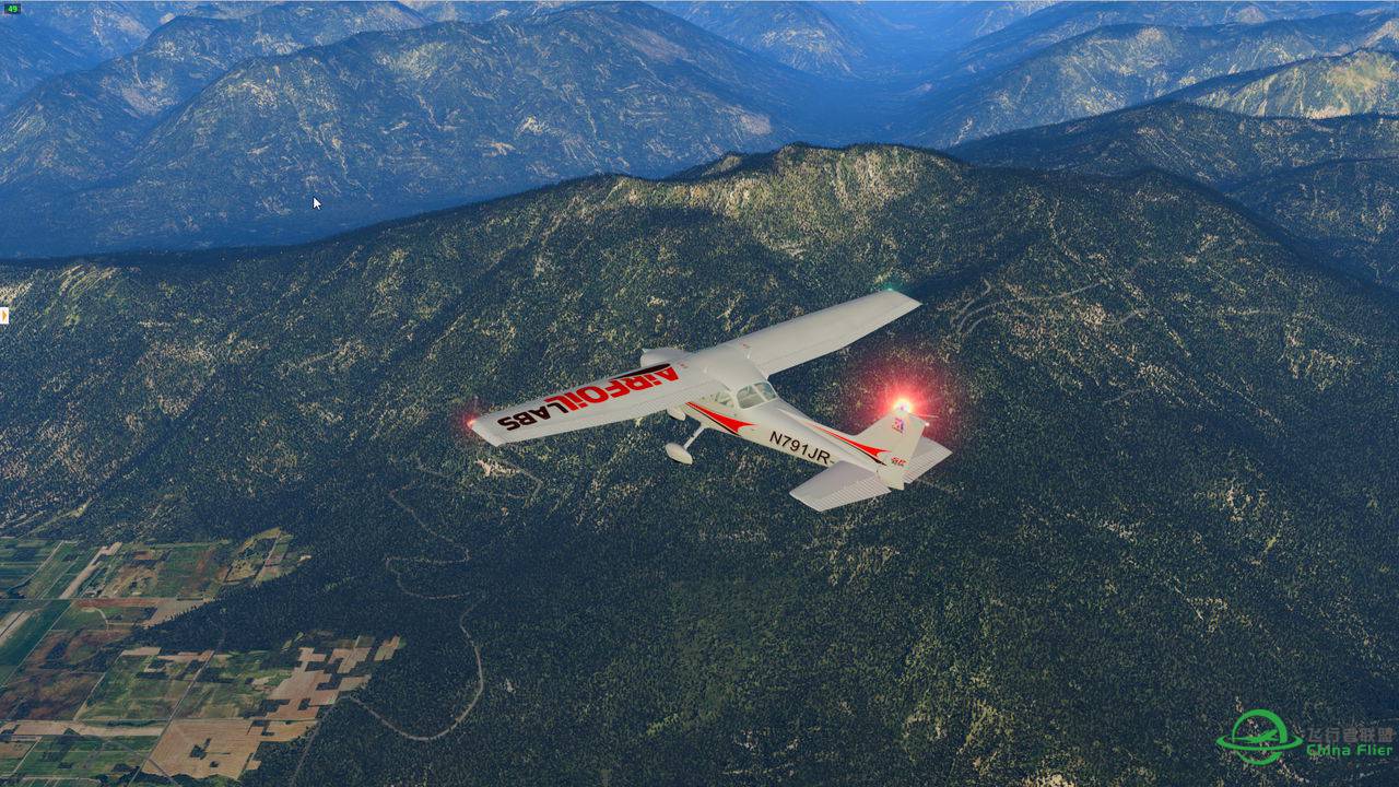 X-Plane 10效果全开+SkyMax Pro效果震撼！！-6739 