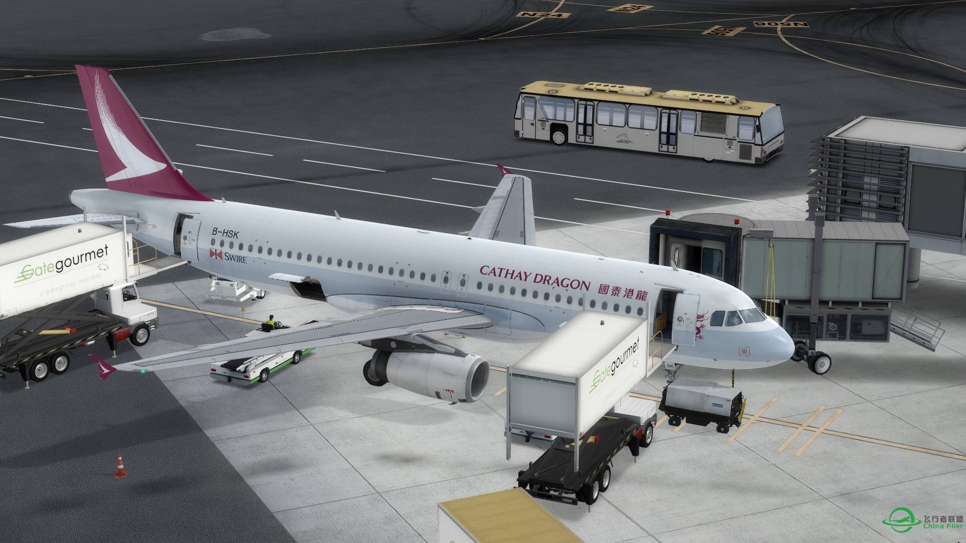 Re-branding之後，國泰港龍Cathay Dragon A320的“首飛”-7309 
