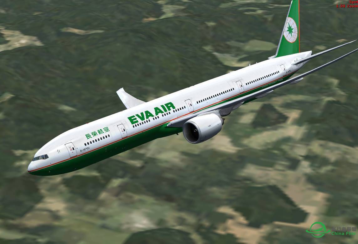 EVA722 RCTP - ZSPD (台北 - 上海)-4209 