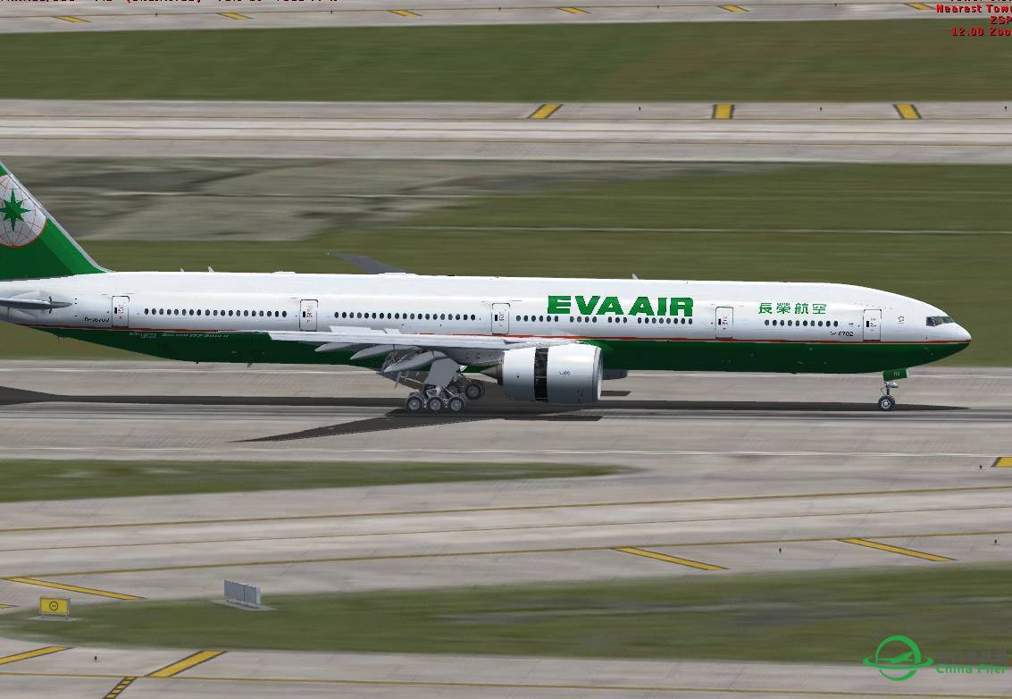 EVA722 RCTP - ZSPD (台北 - 上海)-7416 