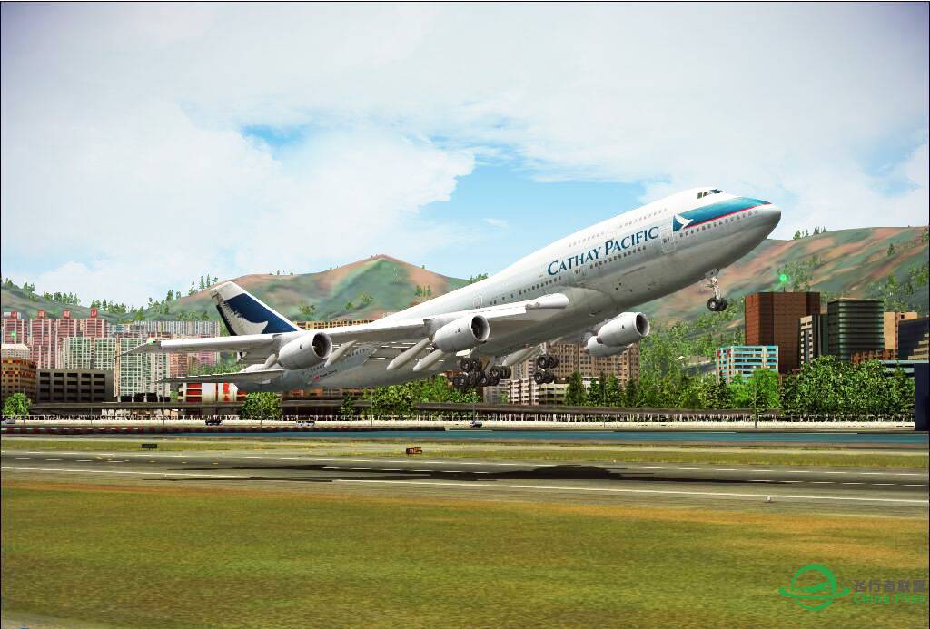 B747-300庆贺波音百年（fs9）-4243 