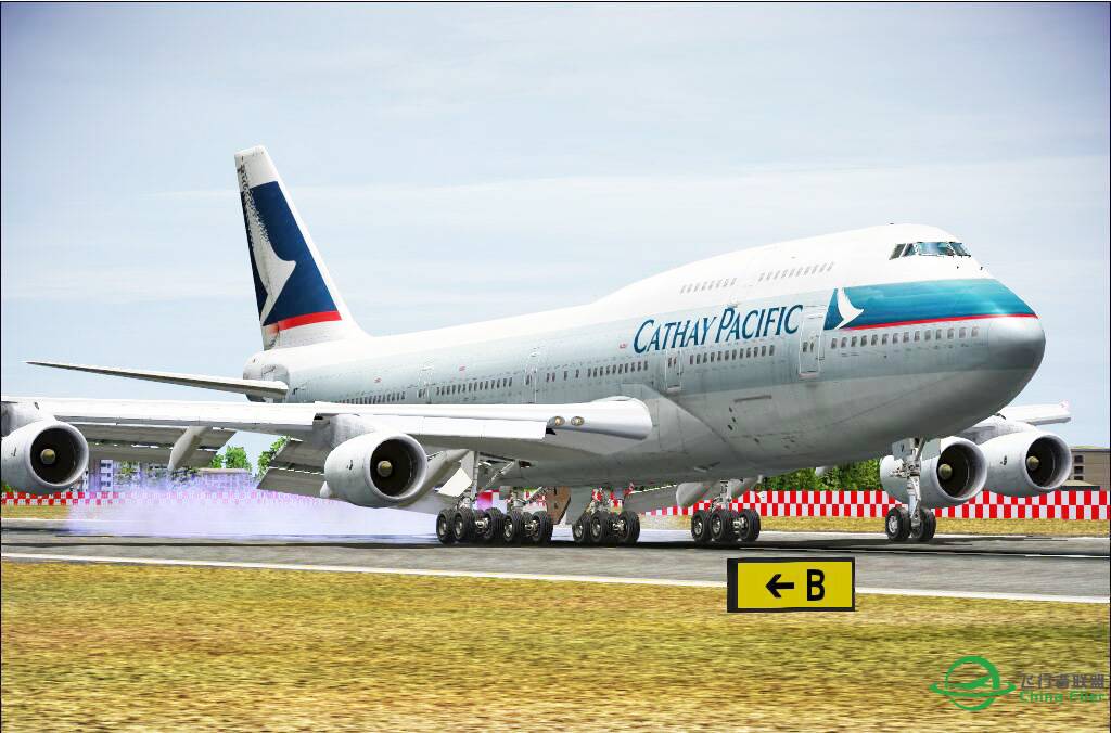 B747-300庆贺波音百年（fs9）-3819 