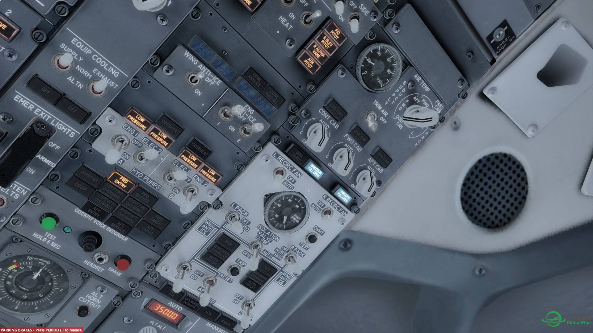 关于B737双引气（DUAL BLEED）指示灯的问题-5722 