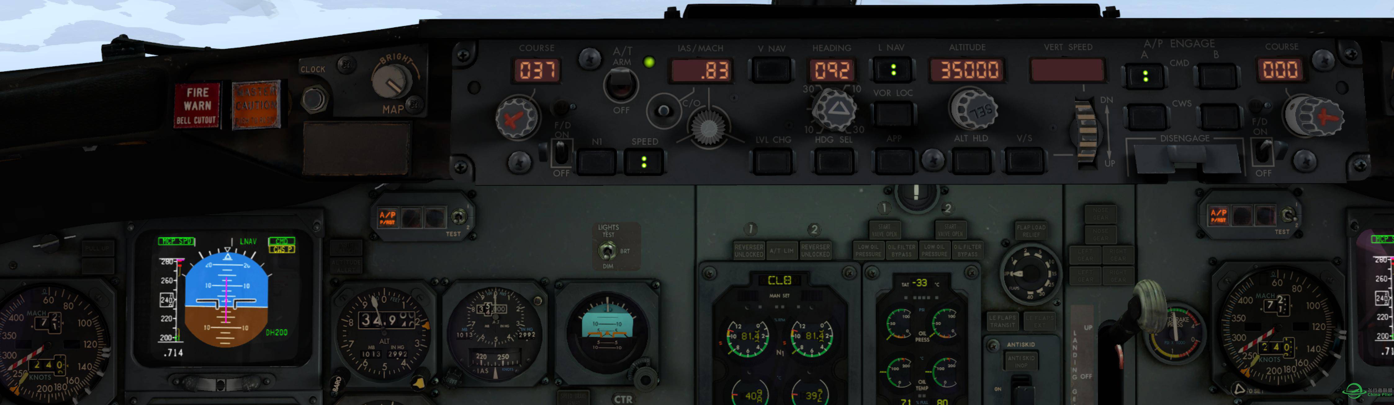 【已解决】xplane 11 用ixeg 737 为什么 v NAV 点不亮呢-2092 