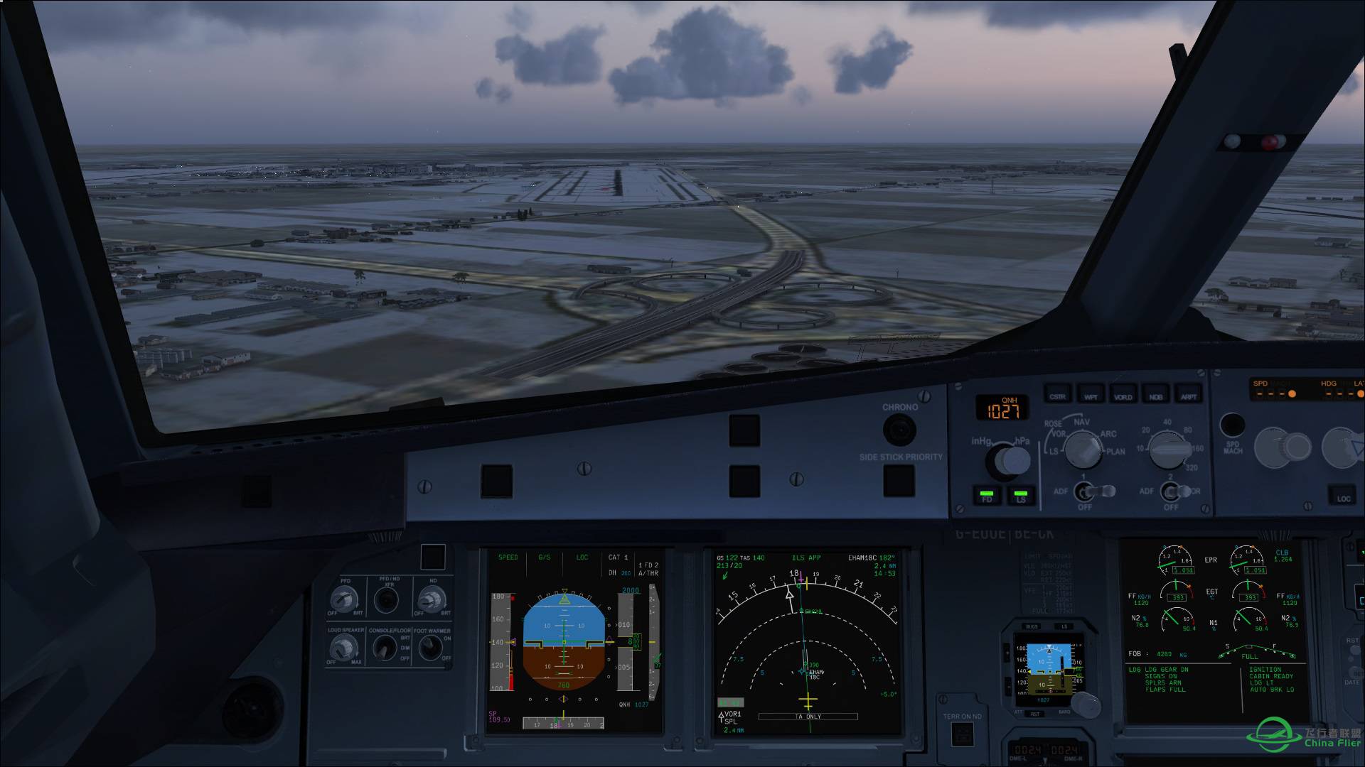 FSL A320更新包+FLYTAMPA阿姆斯特丹-4219 