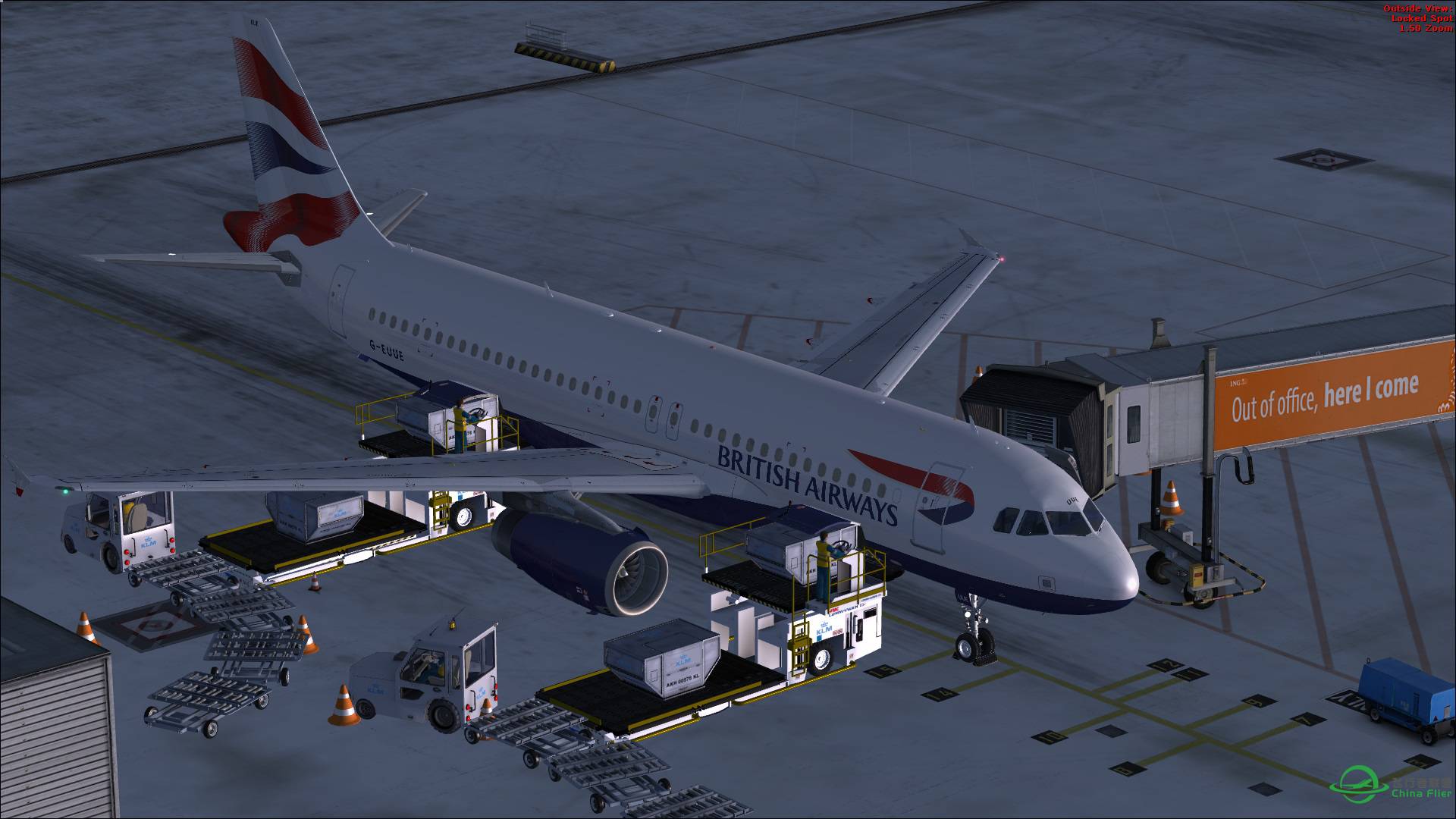 FSL A320更新包+FLYTAMPA阿姆斯特丹-5163 