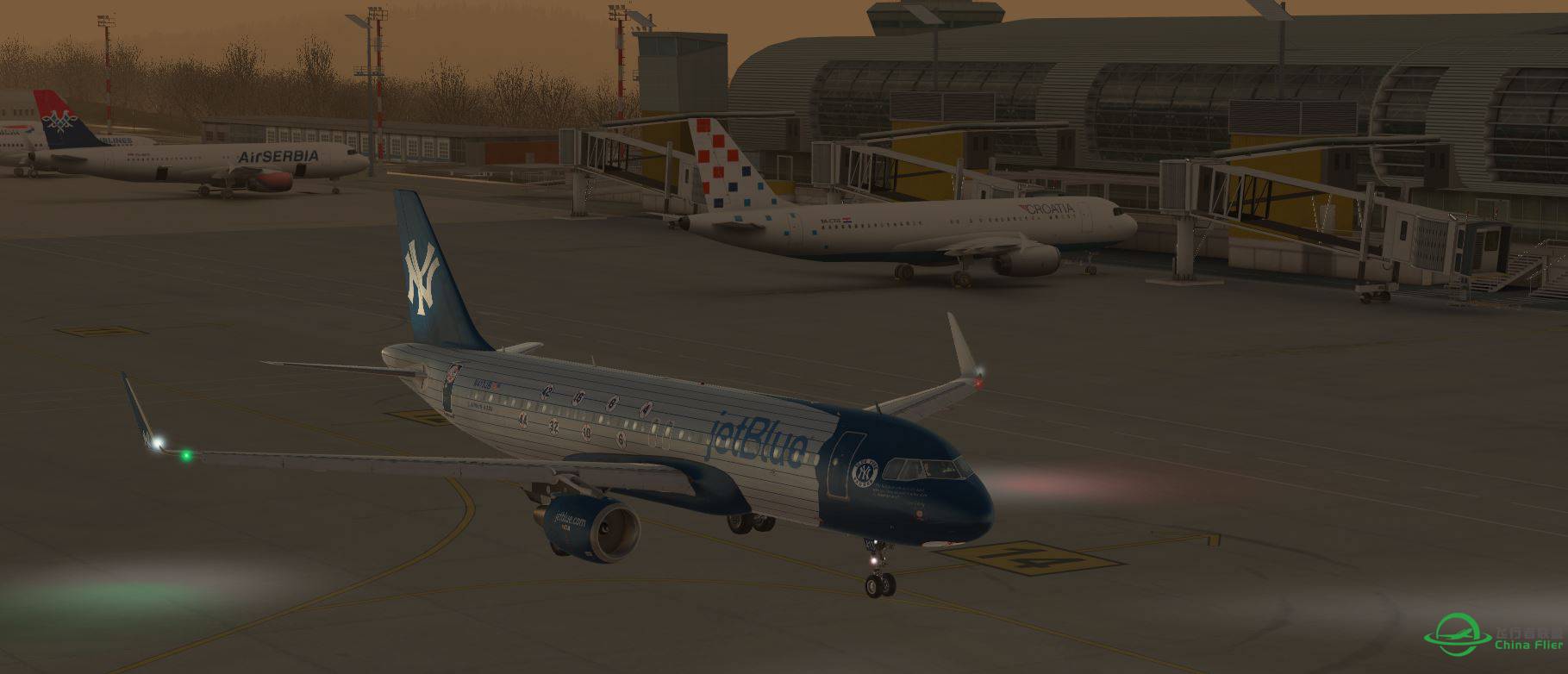 A320 JetBlue new york yankees-4403 