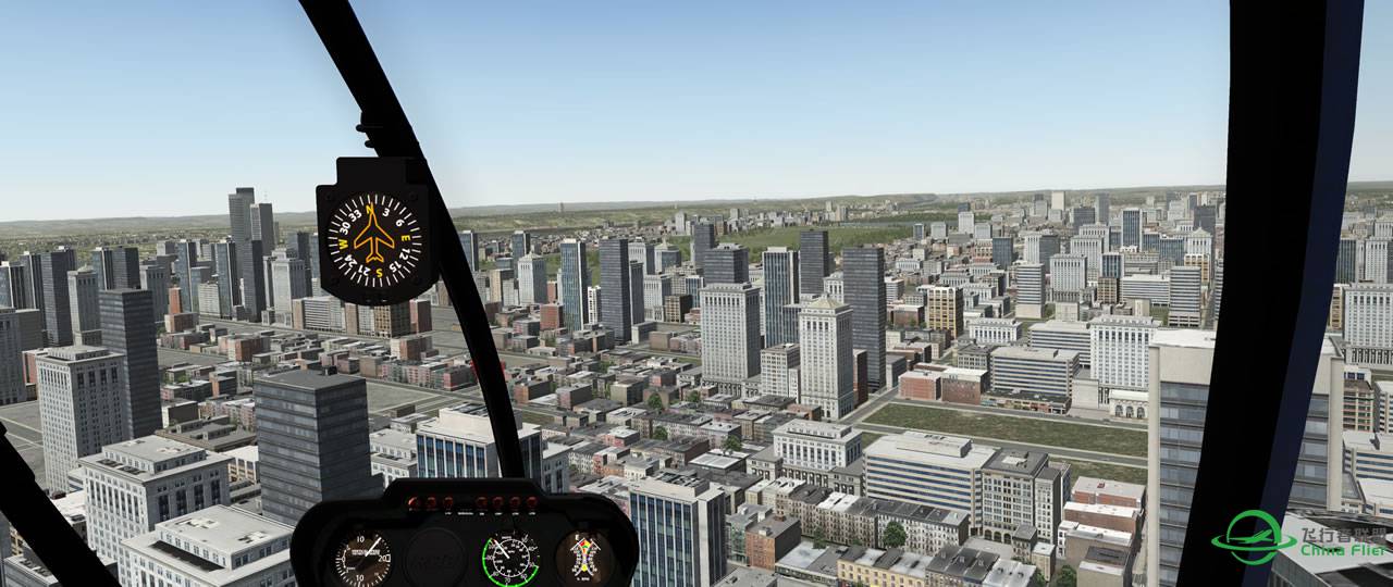 XPLANE11自带地景下完了-7093 