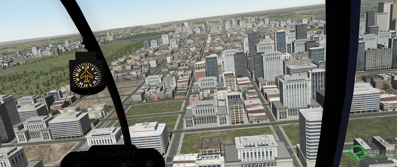 XPLANE11自带地景下完了-8945 