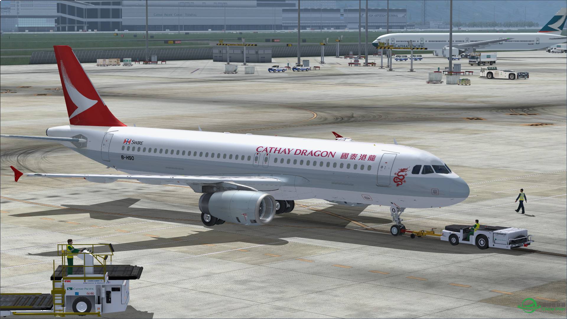 [FSL A320] 港龙航空KA378 香港-冲绳那霸-3020 