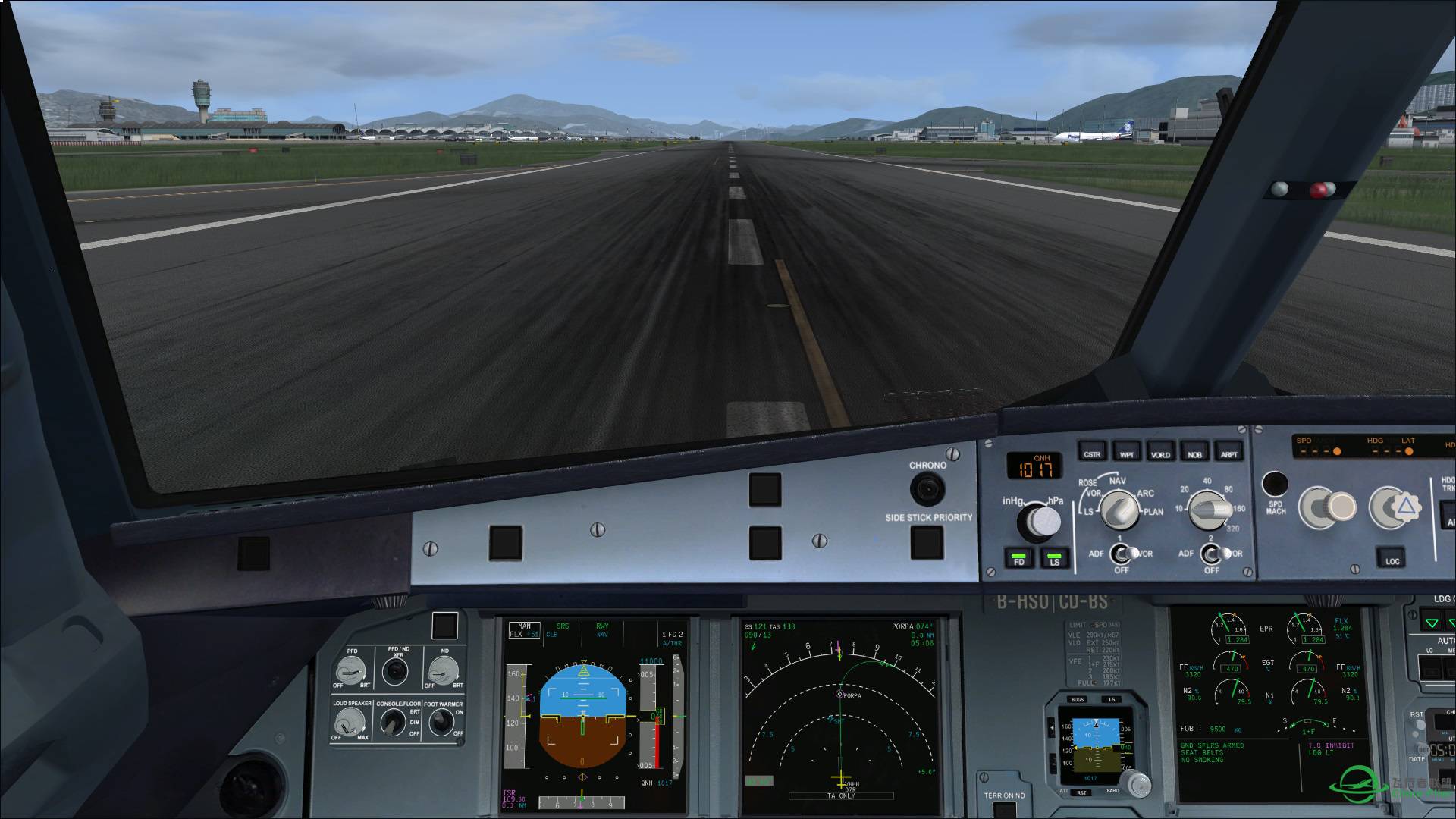 [FSL A320] 港龙航空KA378 香港-冲绳那霸-8802 