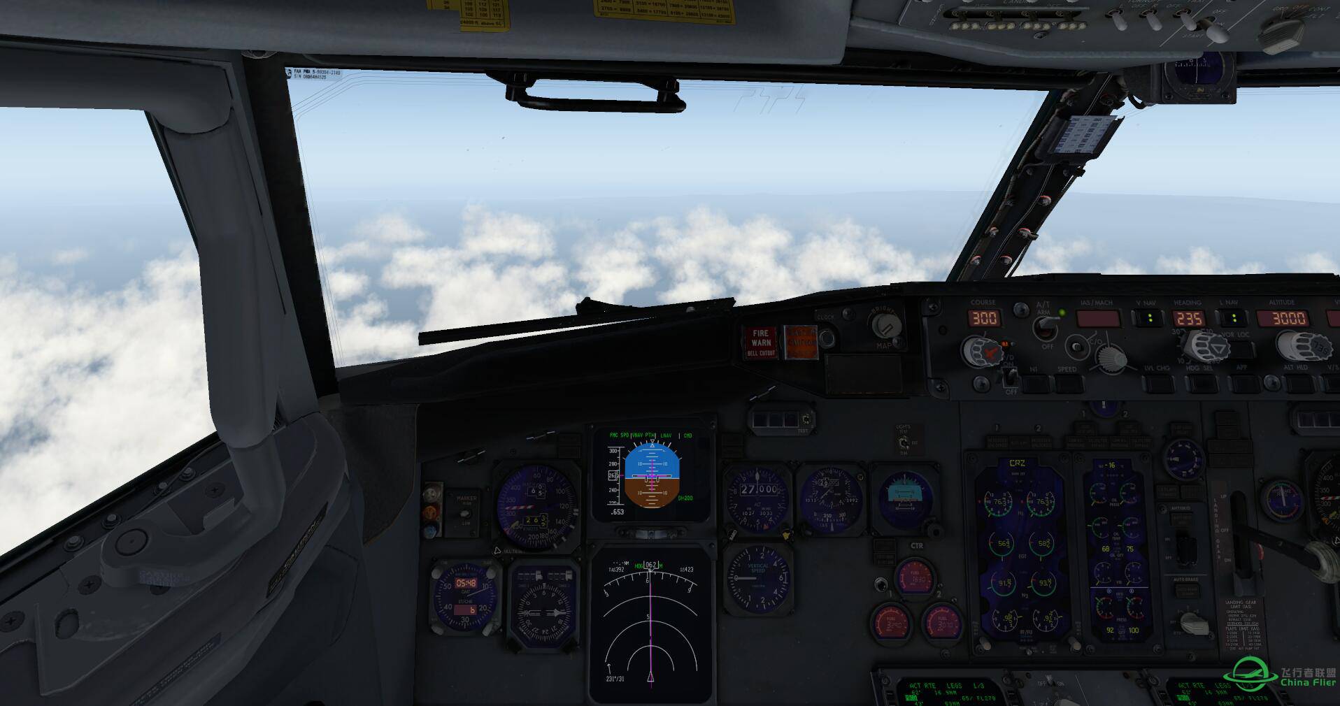 美图又来一波，XP11，波音737-300南航梦幻之翼香港飞台北-8716 