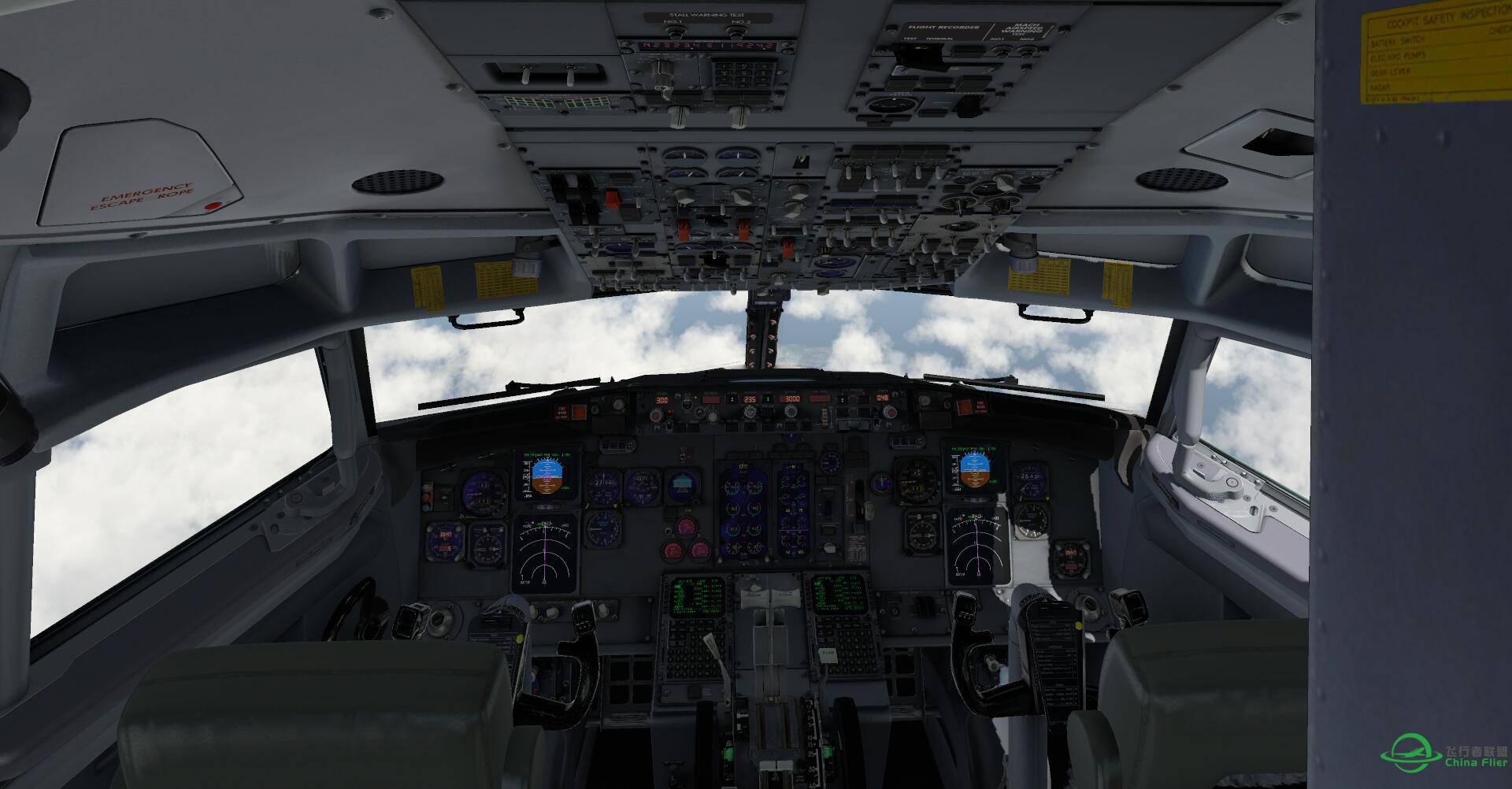 美图又来一波，XP11，波音737-300南航梦幻之翼香港飞台北-7721 