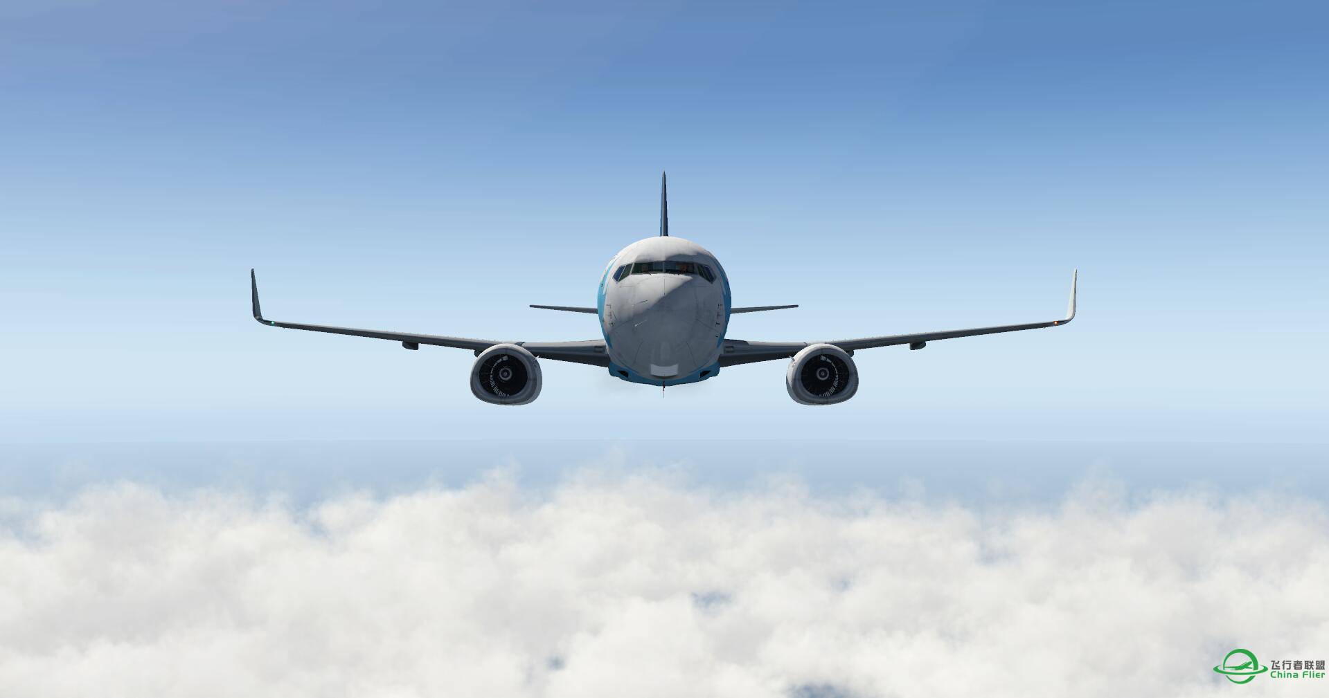 美图又来一波，XP11，波音737-300南航梦幻之翼香港飞台北-9608 