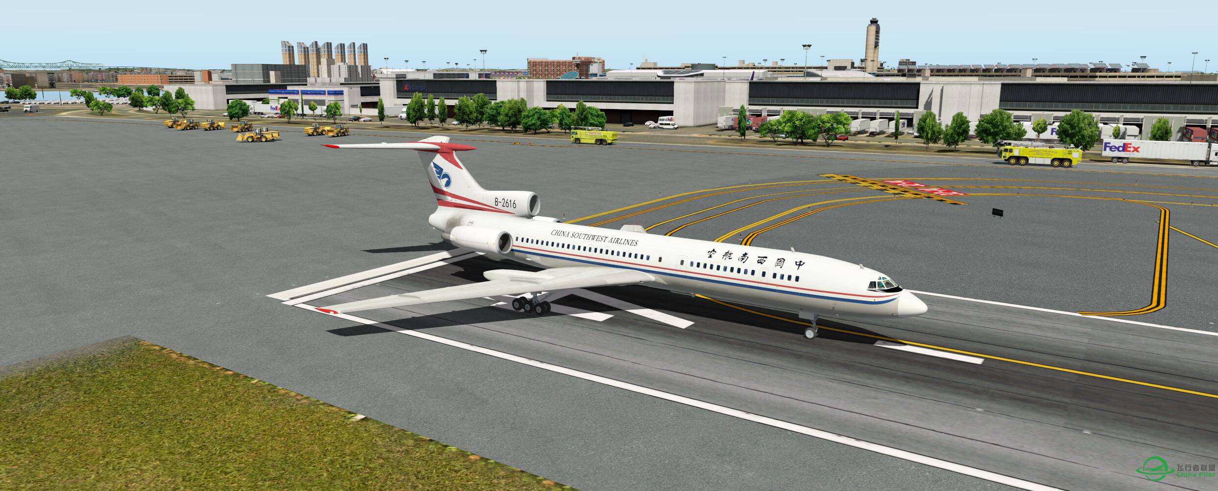 X-plane10 TU154先放预览图-9361 