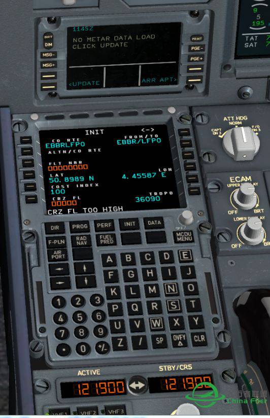 JAR A330的MCDU高度设置问题-3677 