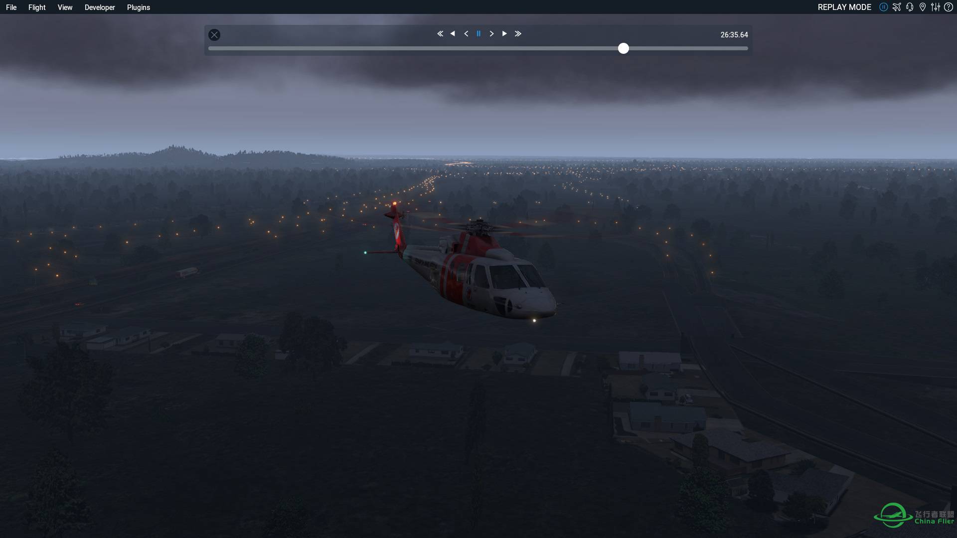 XP11就要玩直升机-7519 