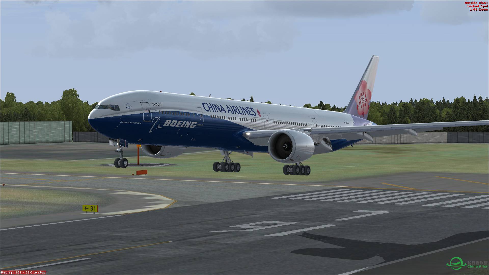 777-300ER 中華航空涂装 美图分享~-9181 
