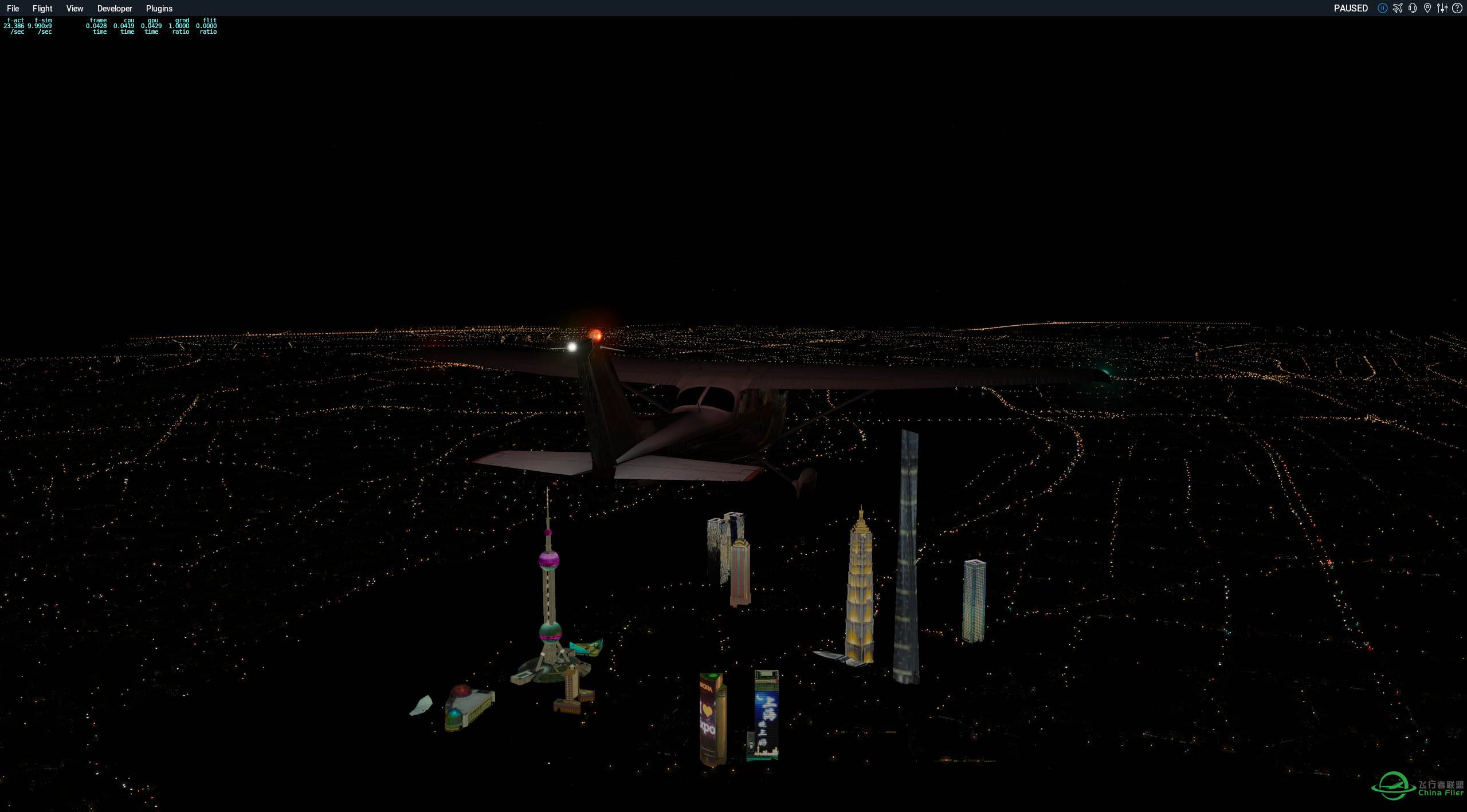 X-Plane 夜景试作-2275 