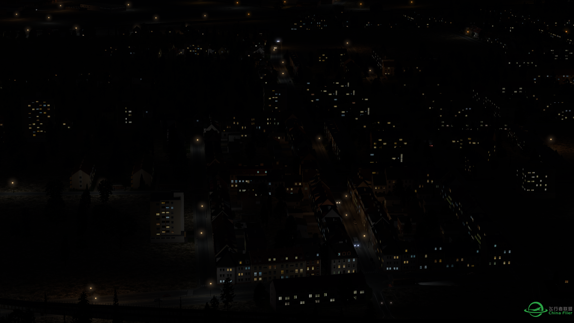 最近被XP11夜景迷的不行，真漂亮-3824 