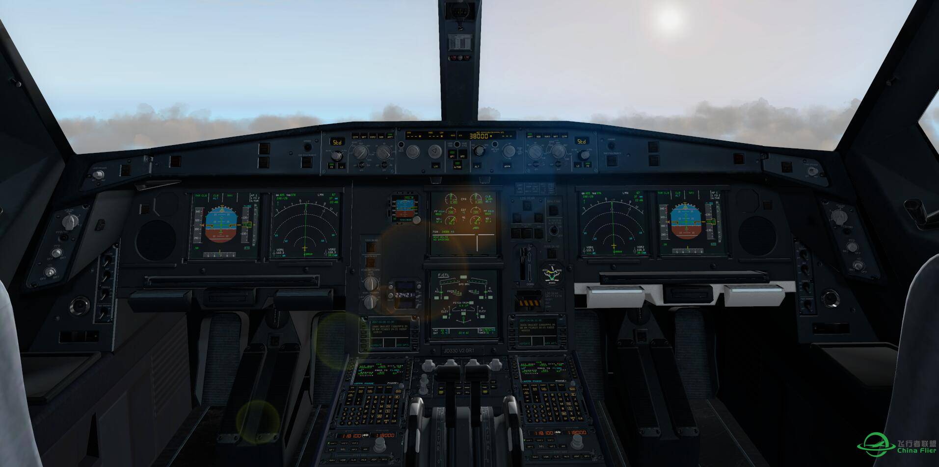 X-PLANE11 JAR330 ZGGG-RJTT-4959 