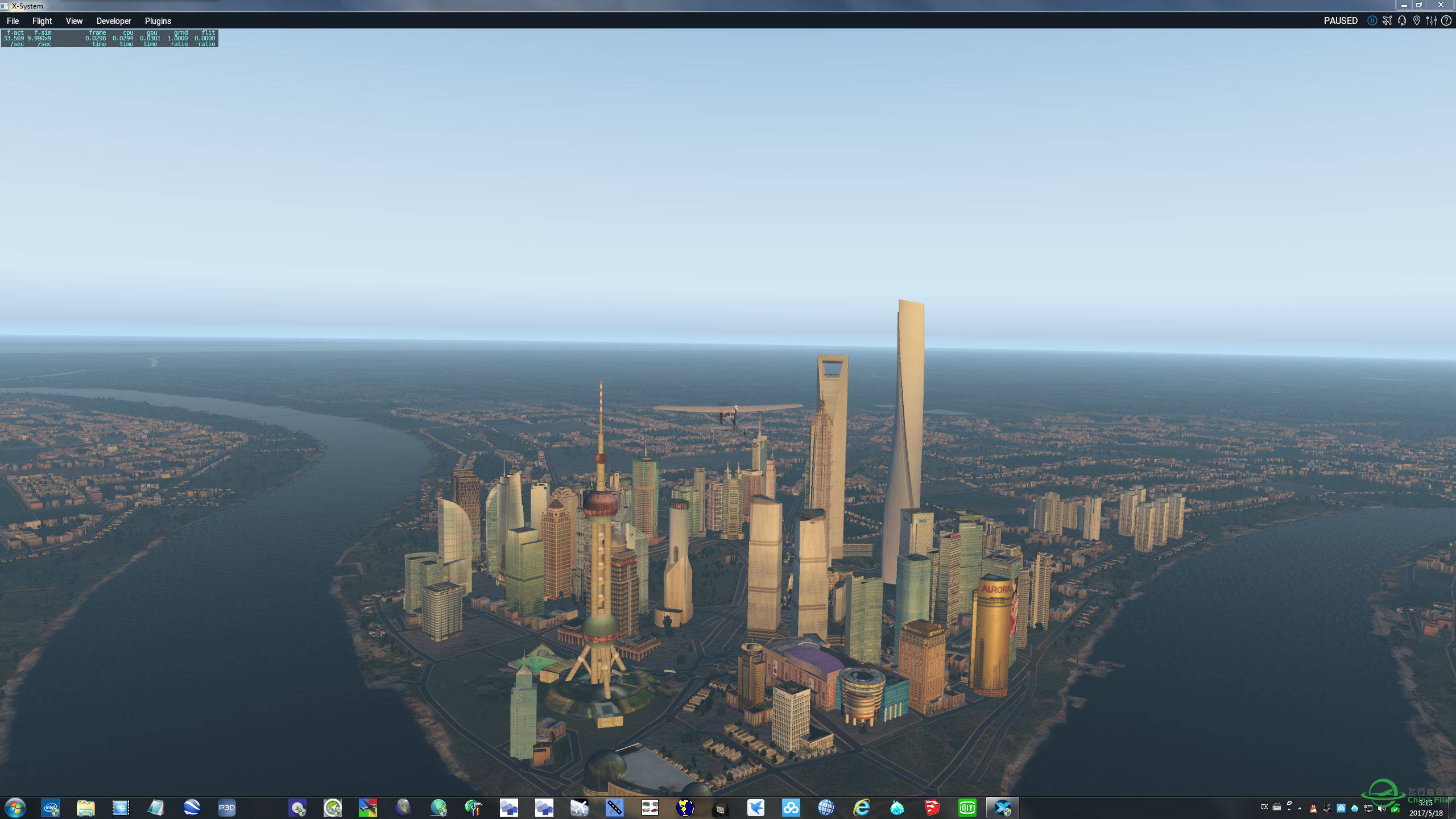 开发中的上海城市风景-4011 