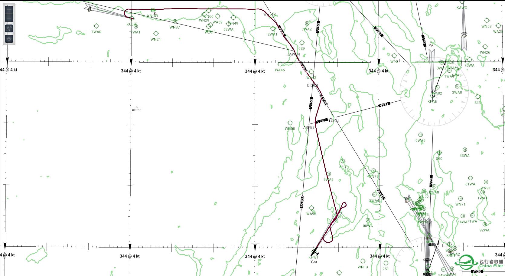 【XP11 IFR 挑战】 第三期 KCLM - KPWT-7942 