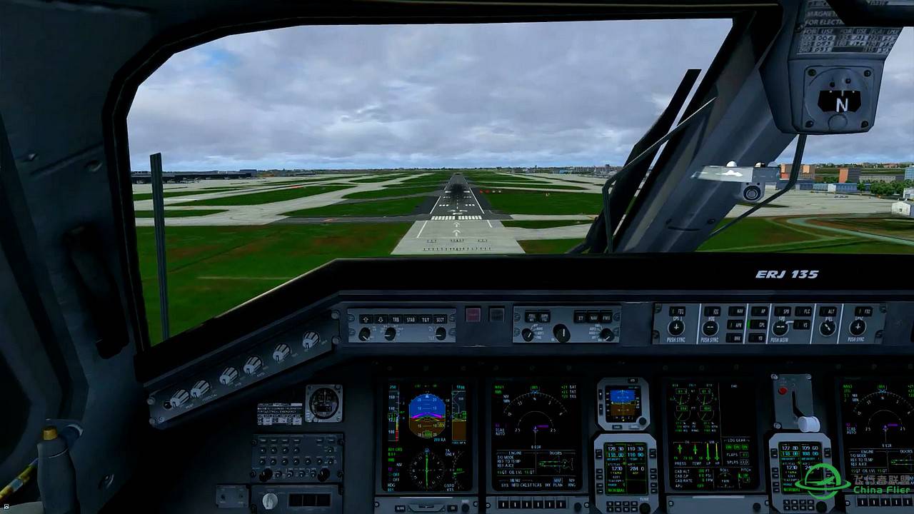 【新视频预告】Prepar3D - feelThere E135 ILS approch ZSSS 36R-3412 