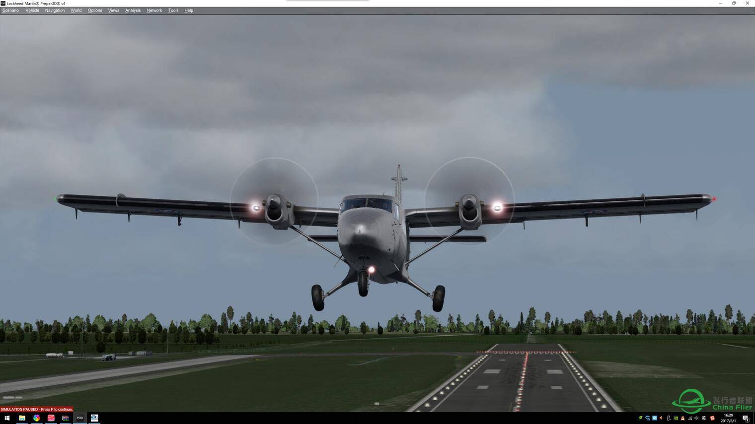 【新视频预告】Prepar3D v4 - Aerosoft DHC-6-100 first show EDBC-1172 