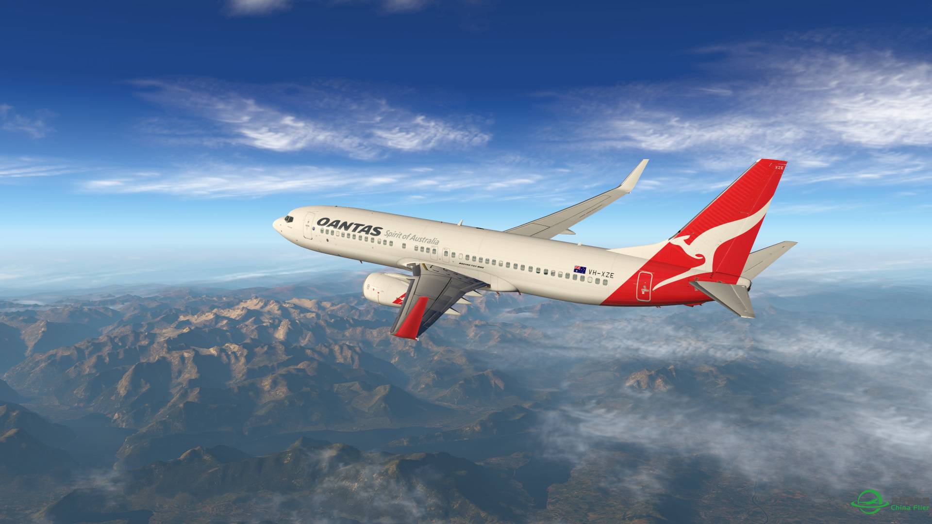 飞跃阿尔卑斯山 X-plane 11-3436 