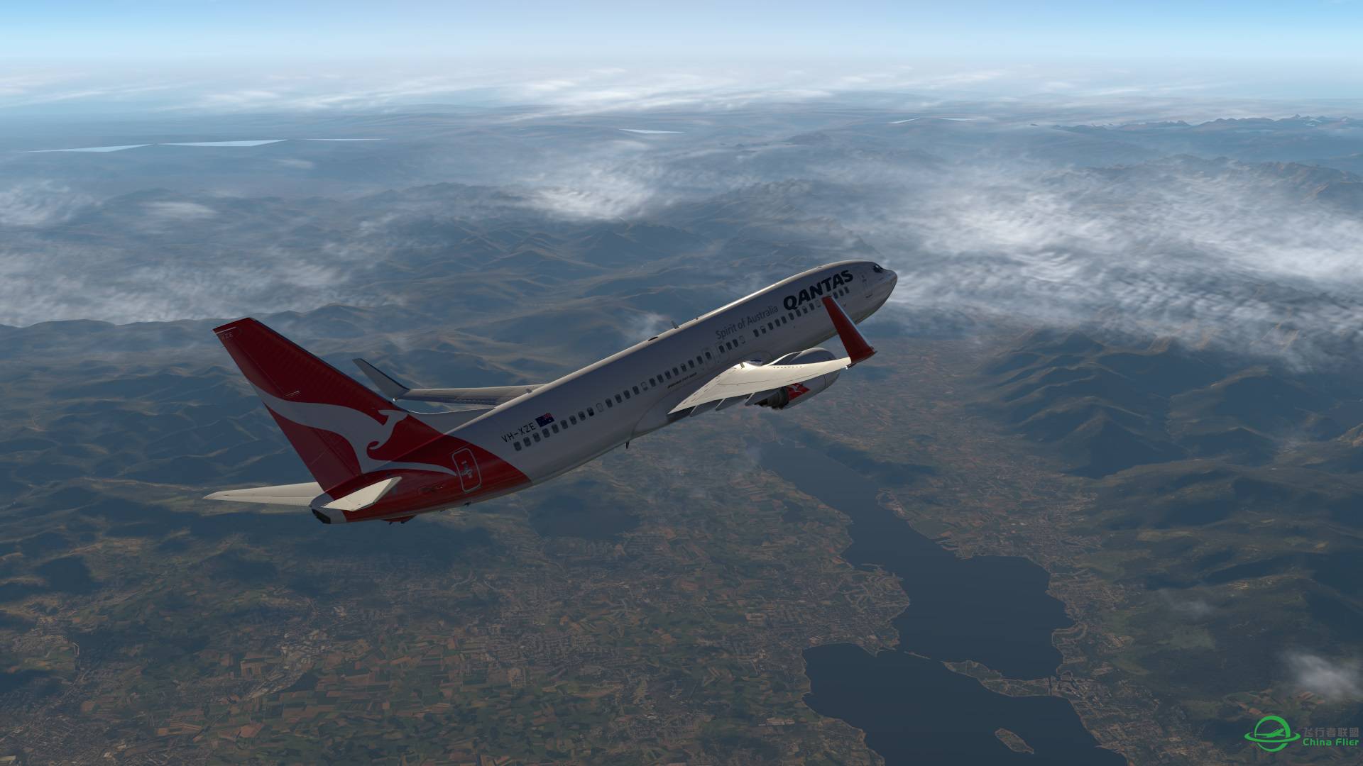 飞跃阿尔卑斯山 X-plane 11-5418 