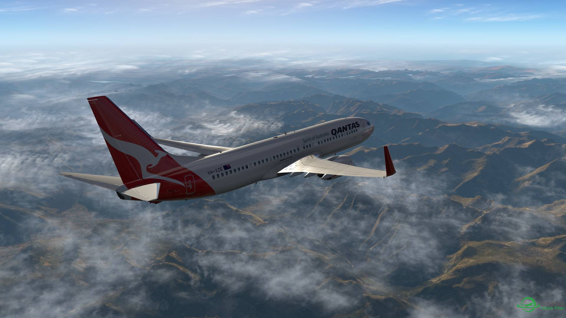 飞跃阿尔卑斯山 X-plane 11-6917 