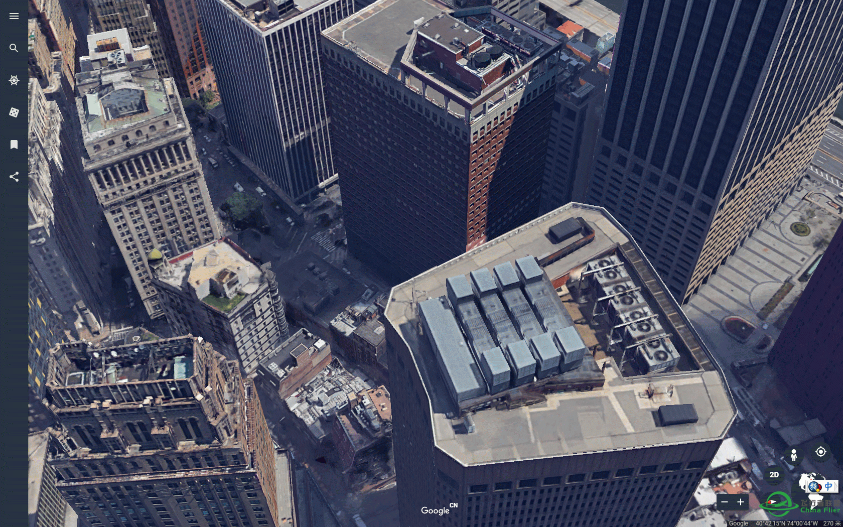 新的Google earth的地景，卧槽，太牛，XP可不可以借用啊-9306 