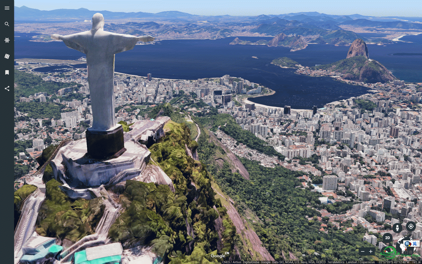 新的Google earth的地景，卧槽，太牛，XP可不可以借用啊-3458 