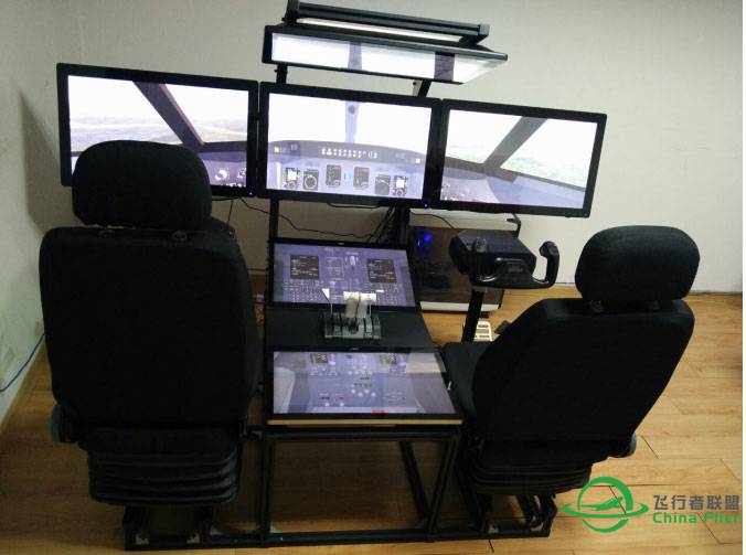 用FlightGear实现6屏触摸显示IPT级模拟器-5609 