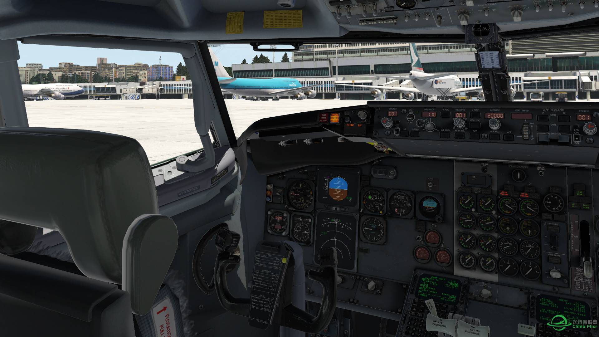 IXEG737-300驾驶舱三图流-8152 