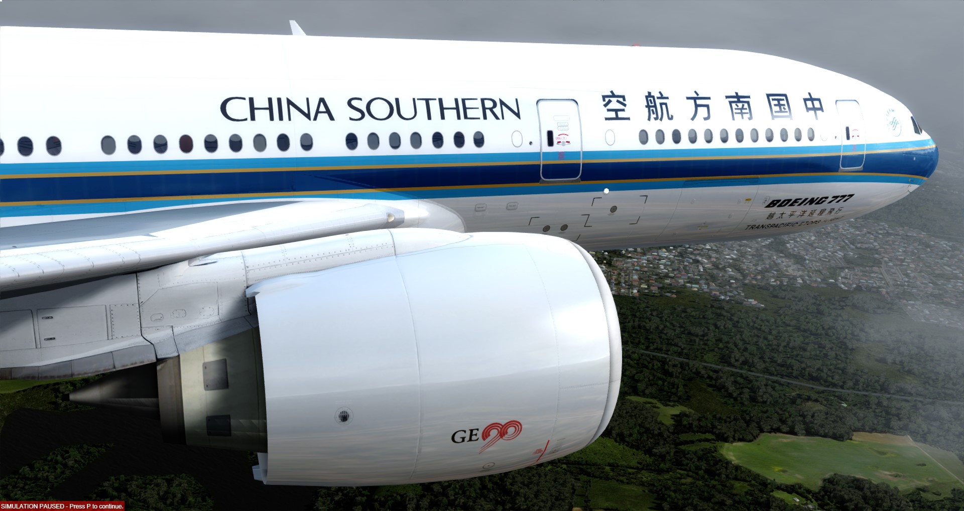 P3D V4 777南航 EZCAV2 GSX 多种视角照片级-7803 