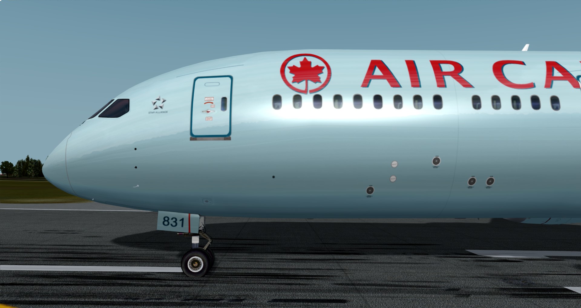 P3D V4 787-9 加航 ZBAA-CYYZ-5007 