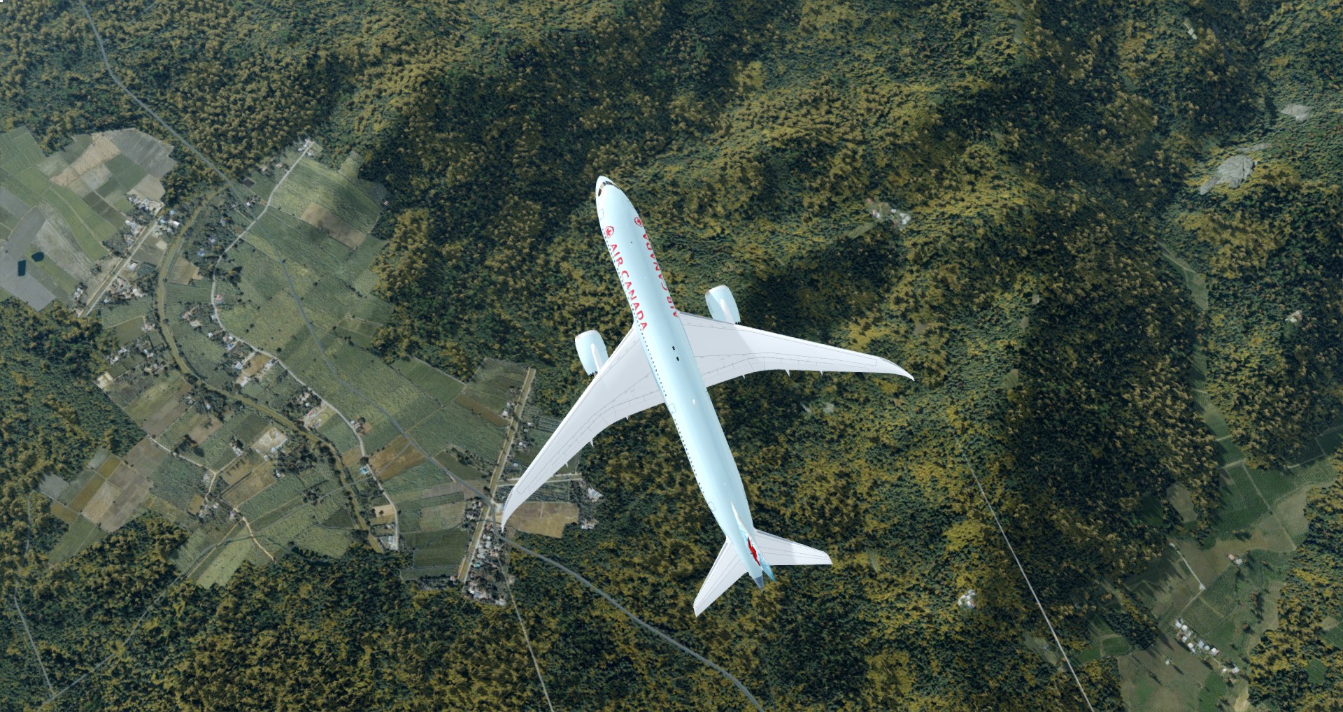 P3D V4 787-9 加航 ZBAA-CYYZ-7658 