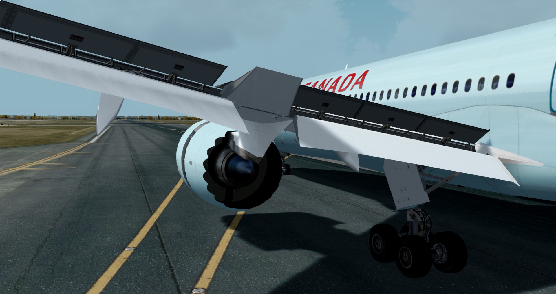 P3D V4 787-9 加航 ZBAA-CYYZ-1313 