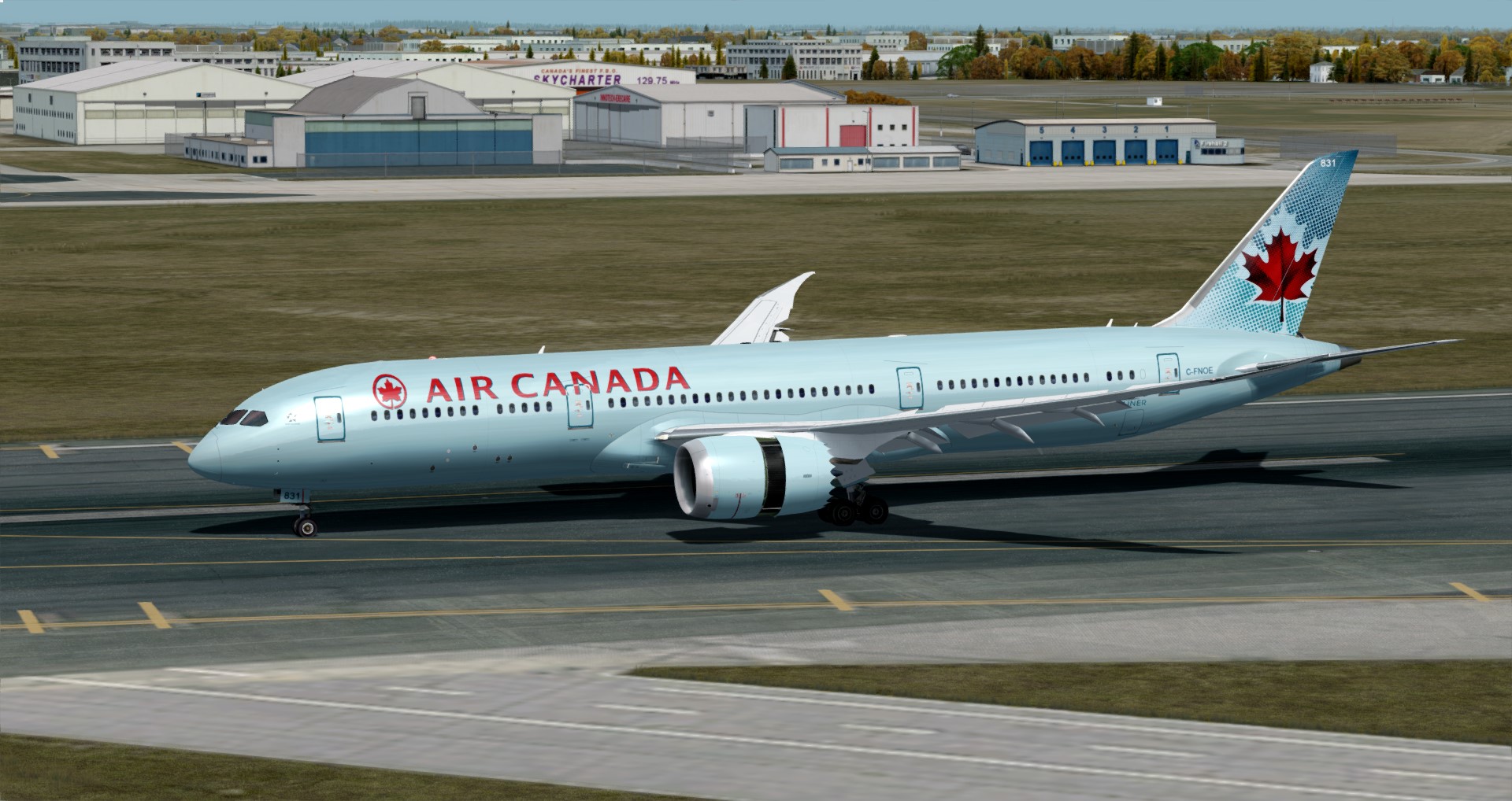 P3D V4 787-9 加航 ZBAA-CYYZ-7693 