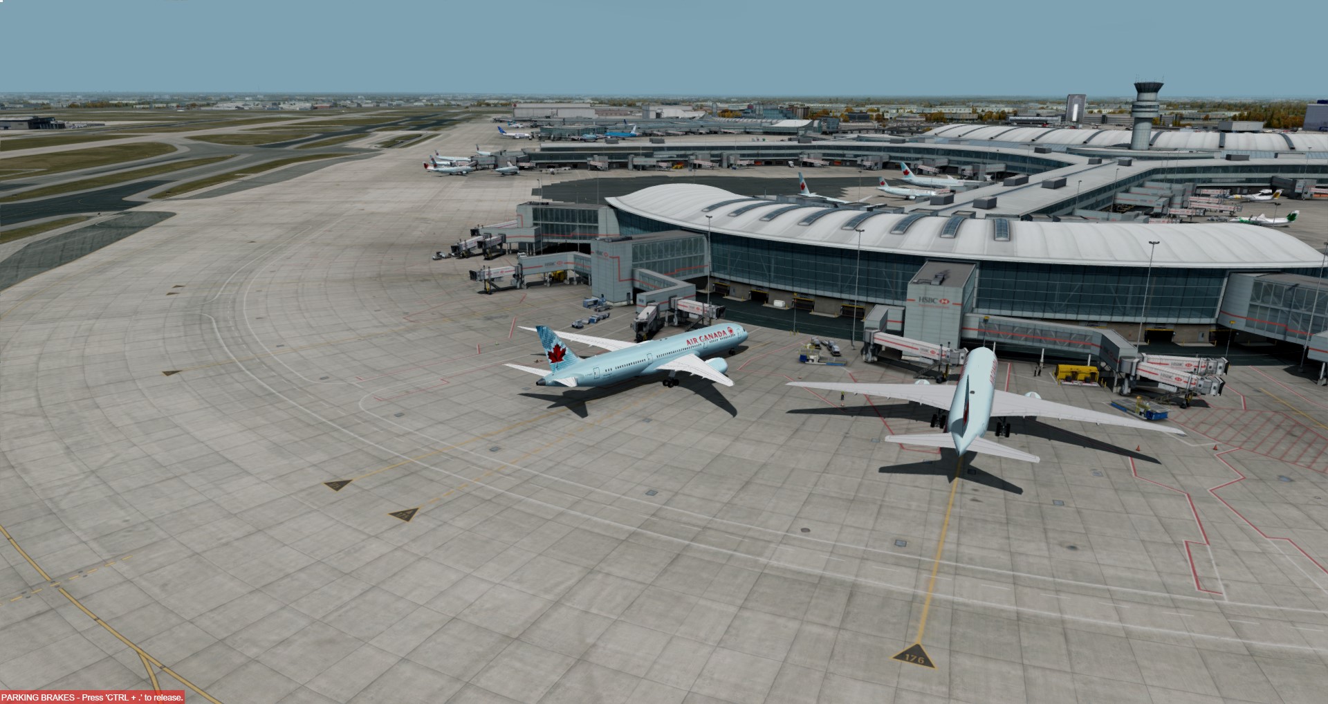 P3D V4 787-9 加航 ZBAA-CYYZ-7105 