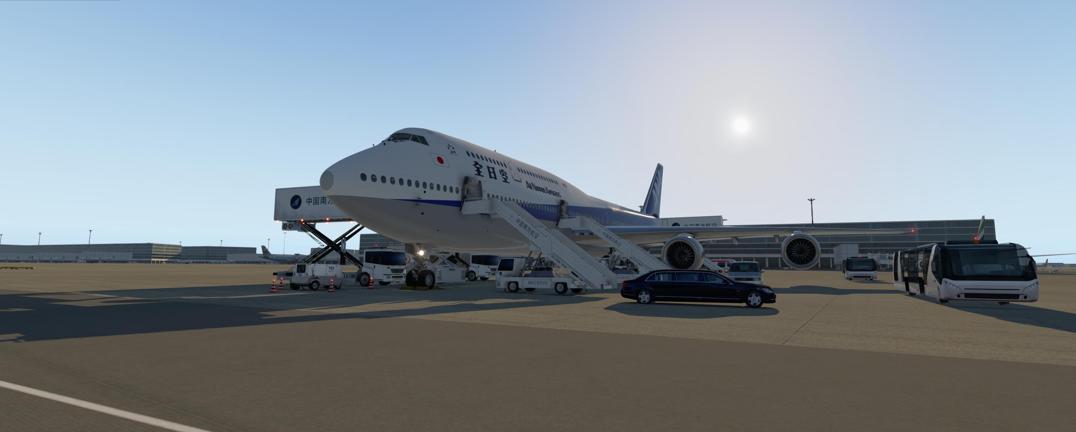 来机组我的地勤插件跟747-800 747-8F-1483 