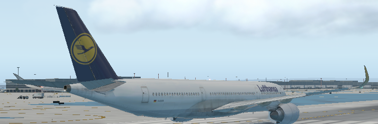 【已解决】为什么XP11显示A350是没有起落架的？【带图】-7537 