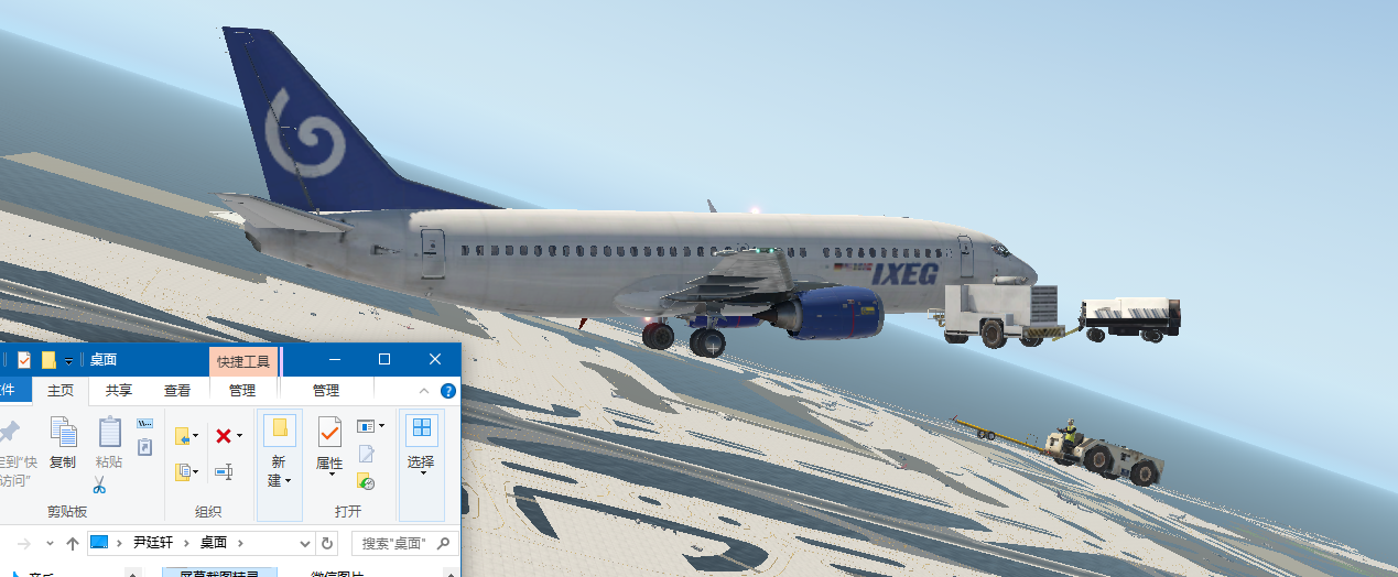 IXEG737-300来看看，出了点问题【图】XP11-8905 