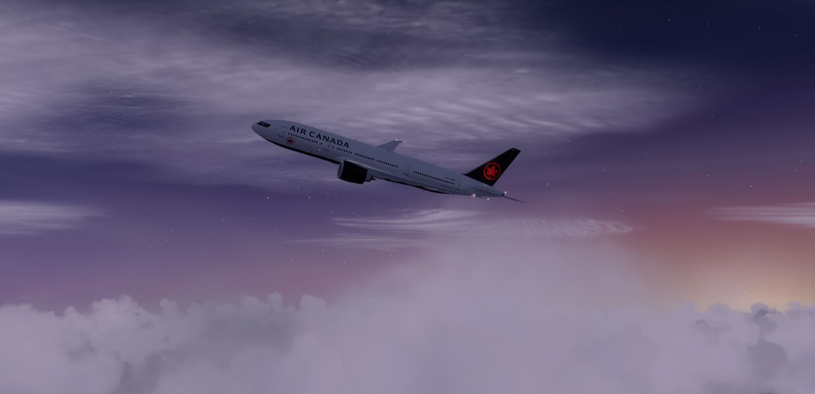 B777-200 New AirCanada @ EVRA-7793 